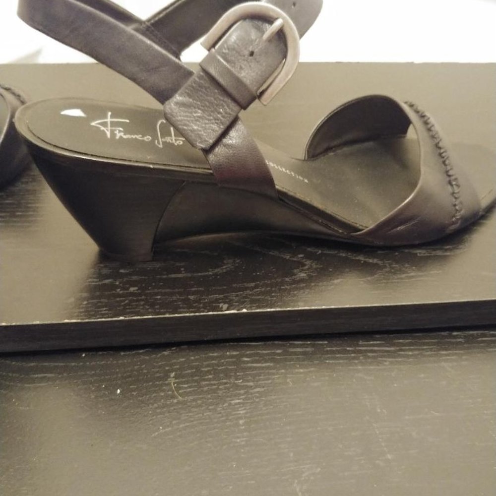 Black Leather Sandals